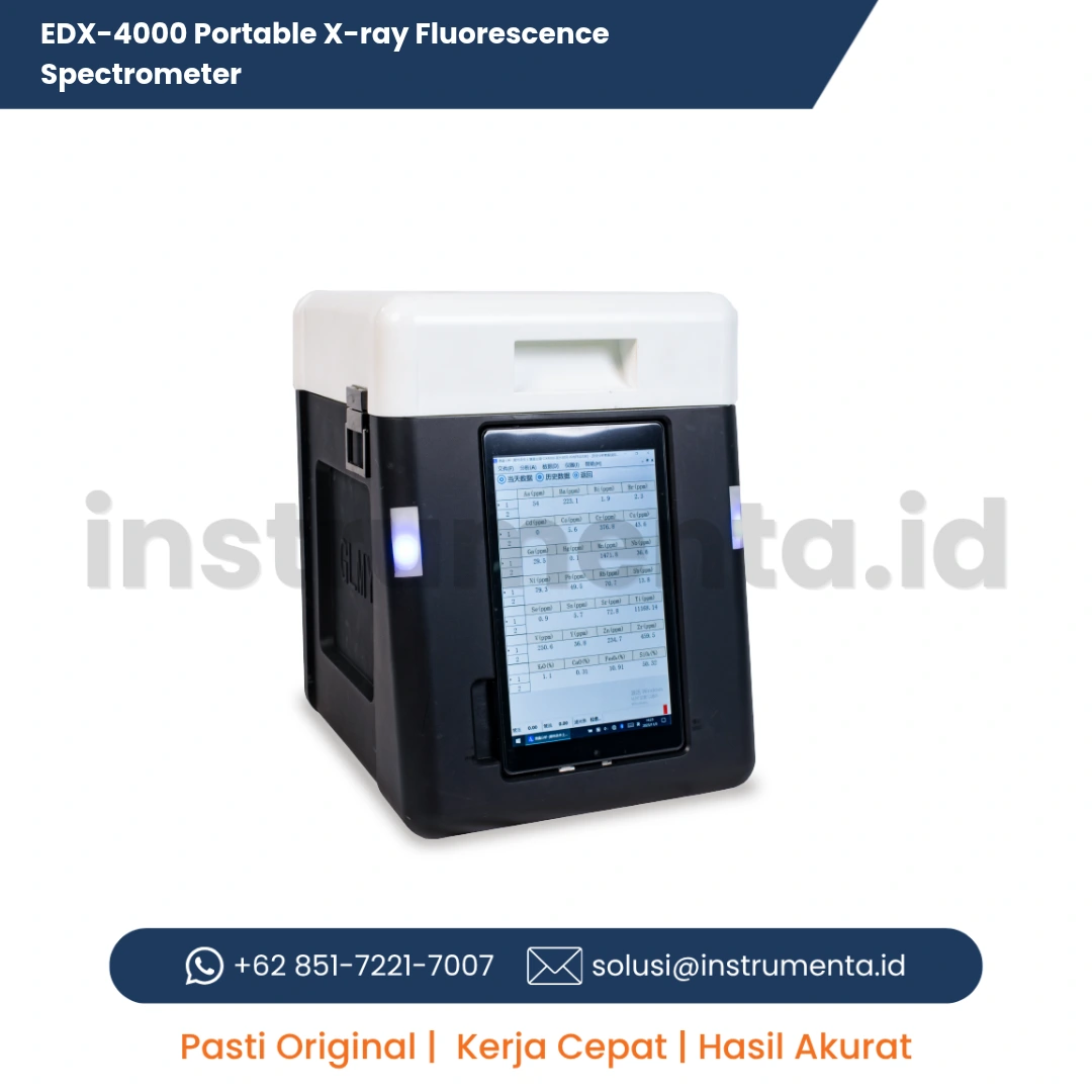 Distributor Resmi EDX-4000 Portable X-ray Fluorescence Spectrometer Ready Stock Harga Terbaik